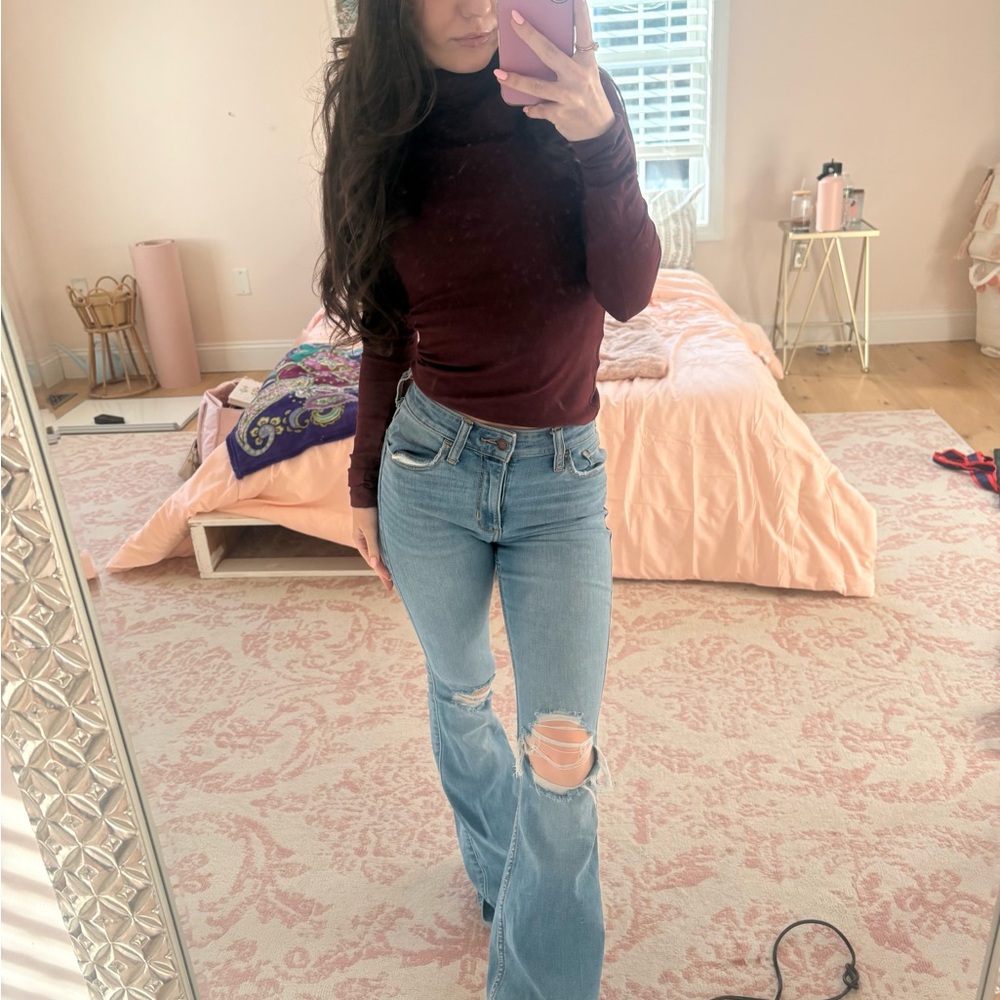 Hollister Light Blue Flare Jeans